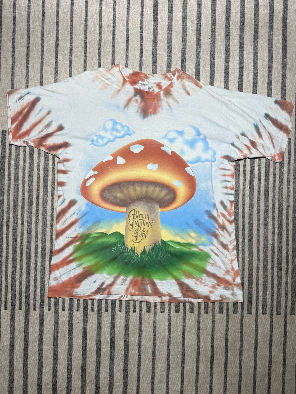 Vintage 1995 The Allman Brothers Band Summer Tour Tie Dye Shirt XL